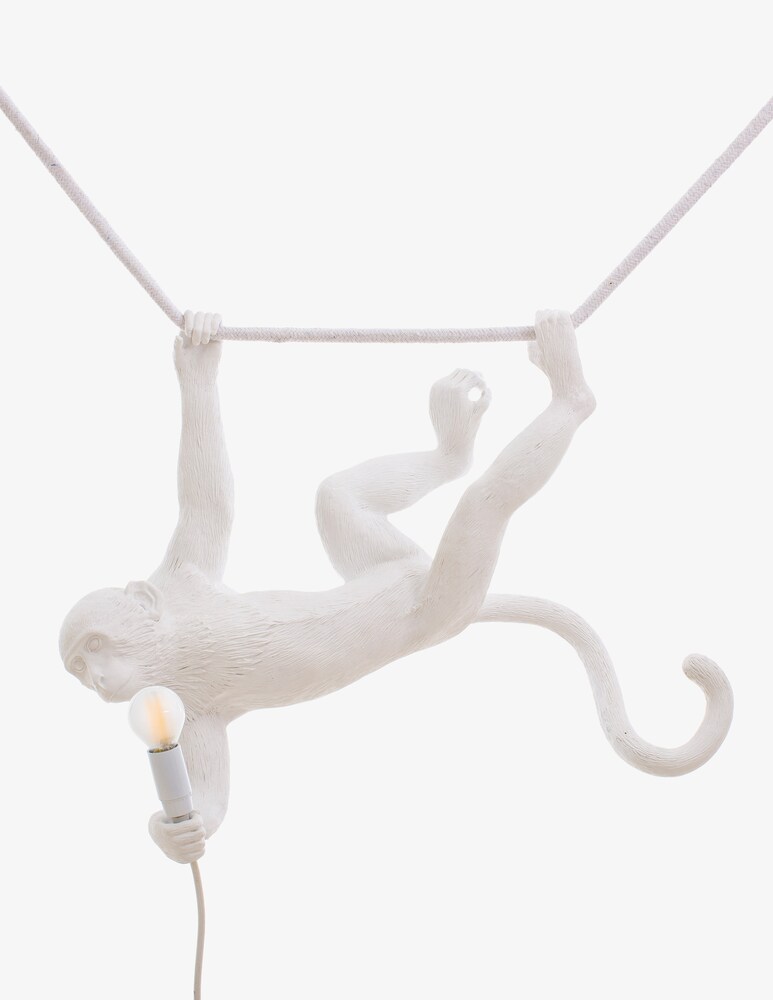 Seletti Lampada "Indoor-Monkey Lamp" - Bianco