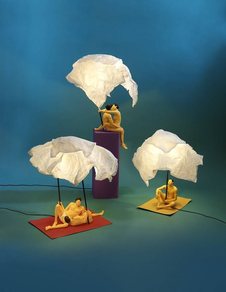 Seletti Lampada "Love Is A Verb-Lea & Tony" - Multicolor