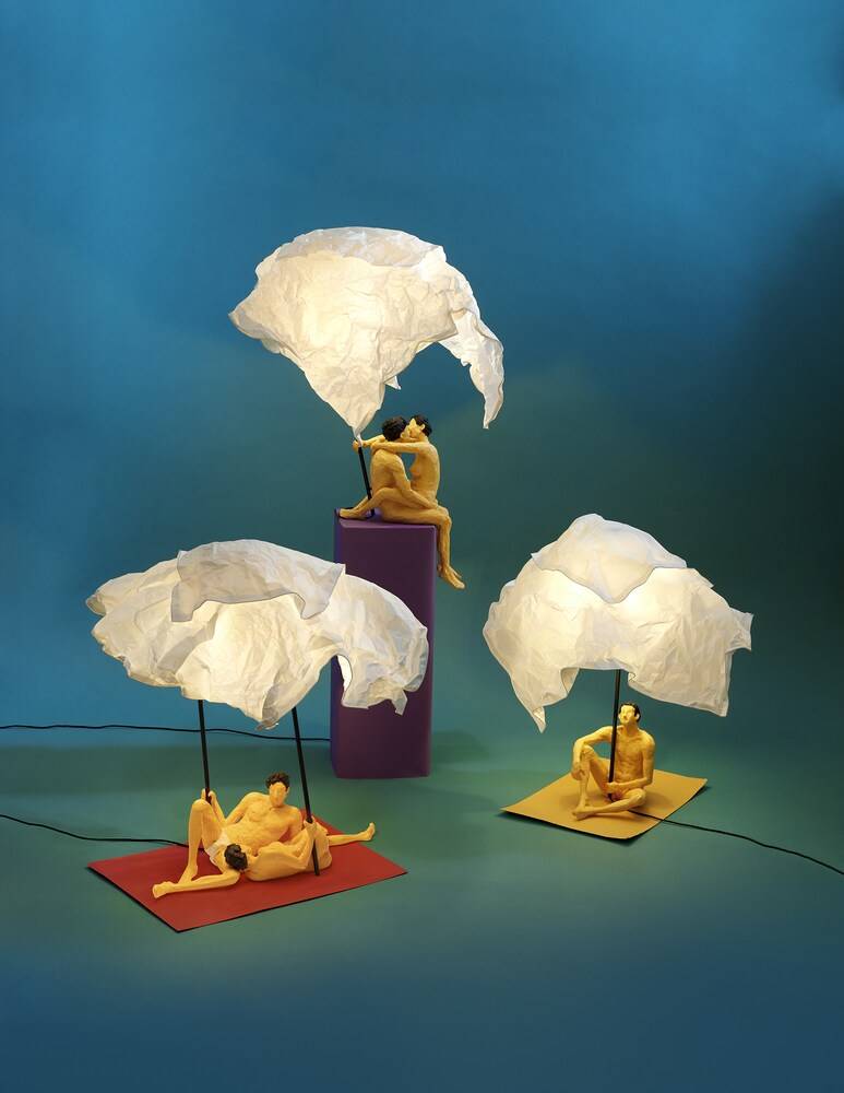 Seletti Lampada "Love Is A Verb-Max & Roberta" - Multicolor