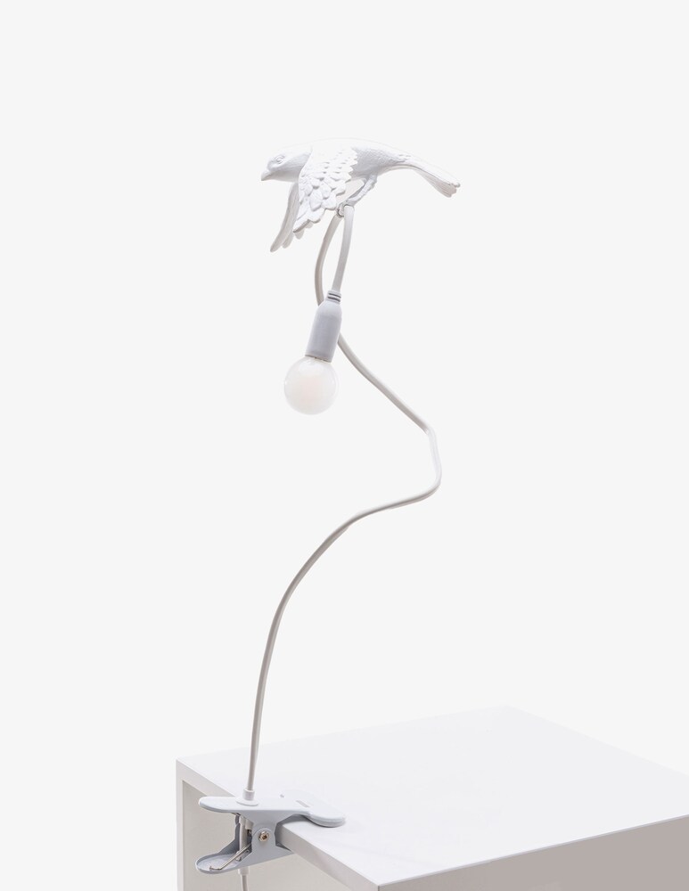 Seletti Lampada Usb Con Morsetto Sparrow LampTaking Off - Multicolor