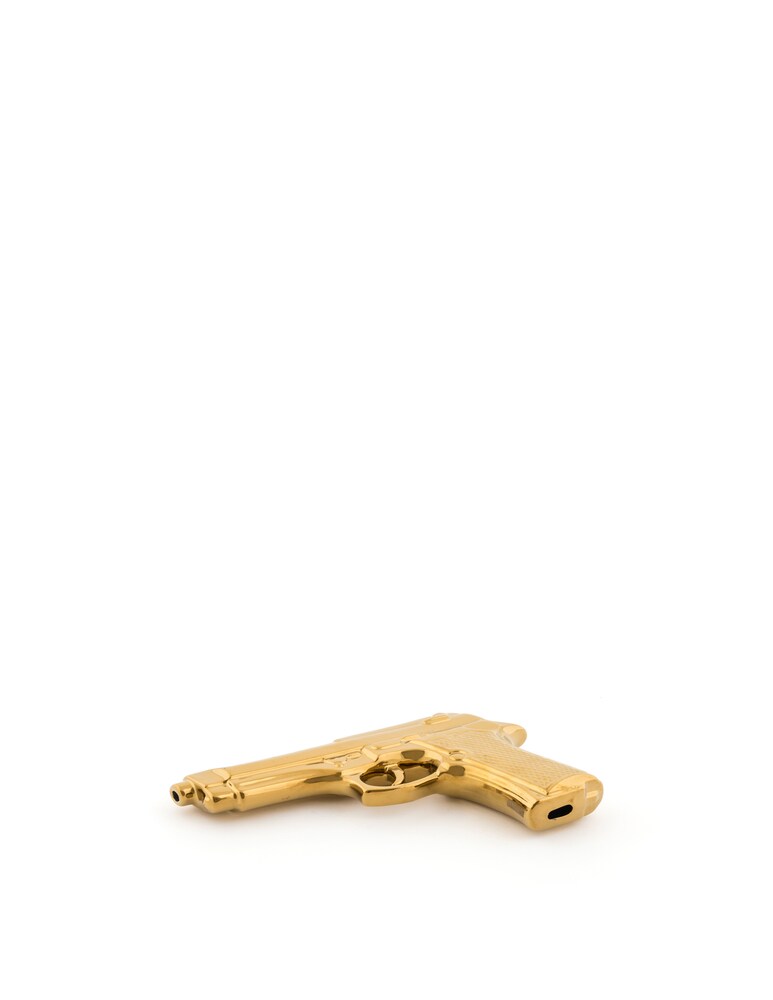 Seletti Limited Gold Edition Porcelain My Gun Cm.22 X 14 X 3.5 - Oro