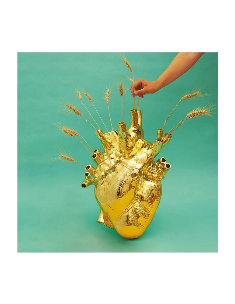 Seletti "Love In Bloom Giant" Vaso - Oro