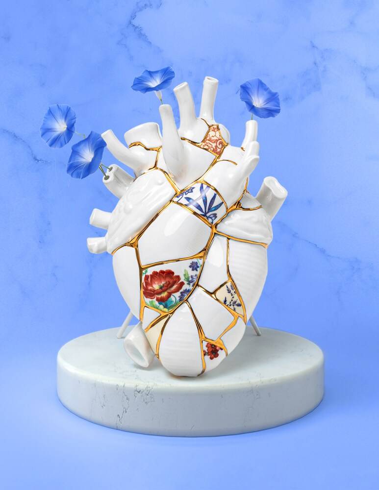 Seletti "Love In Bloom - Kintsugi" Vaso