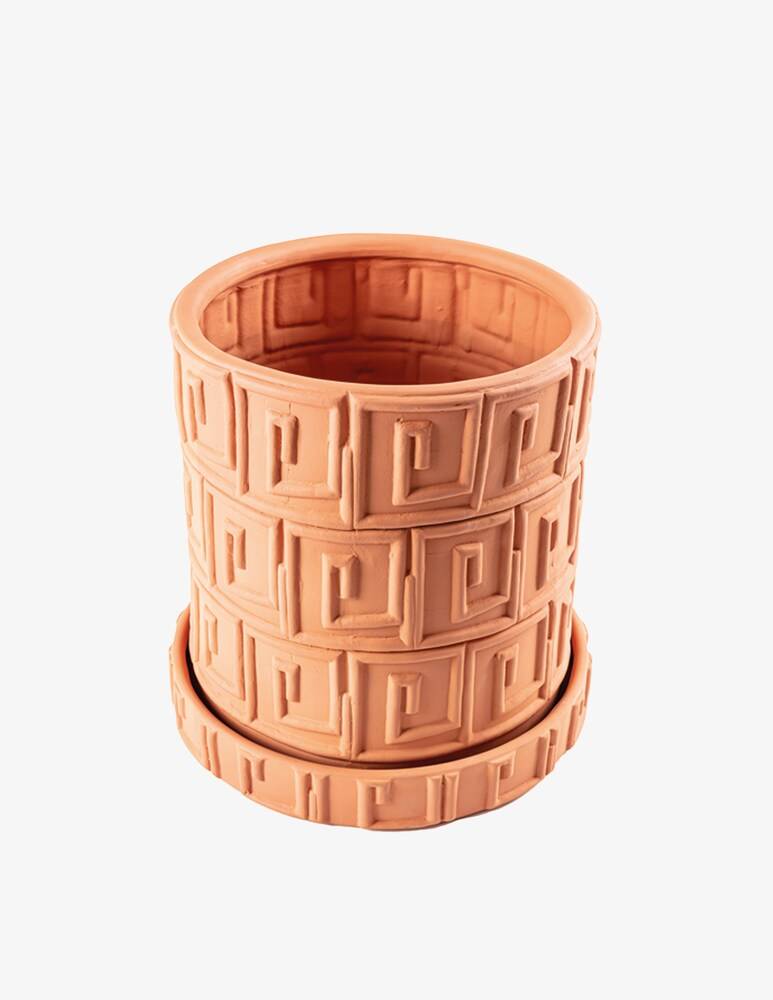 Seletti Magna Graecia Vaso E Sottovaso - "Greca"