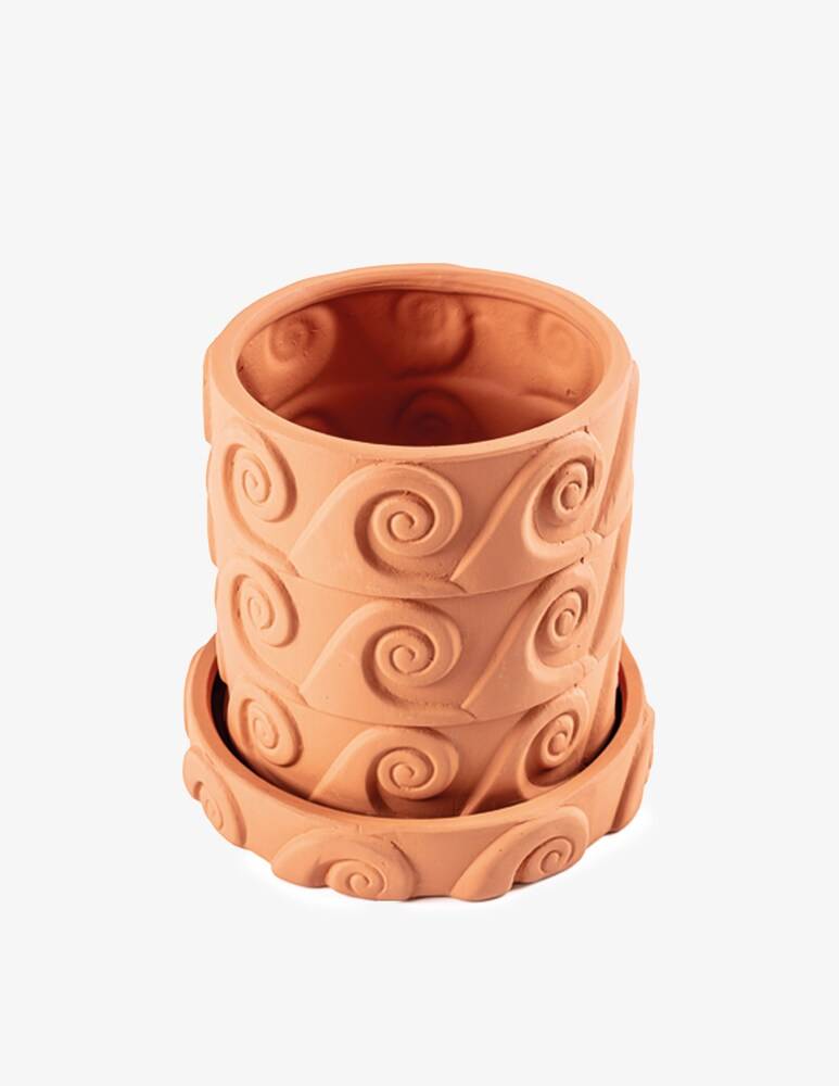 Seletti Magna Graecia Vaso E Sottovaso - "Onda"
