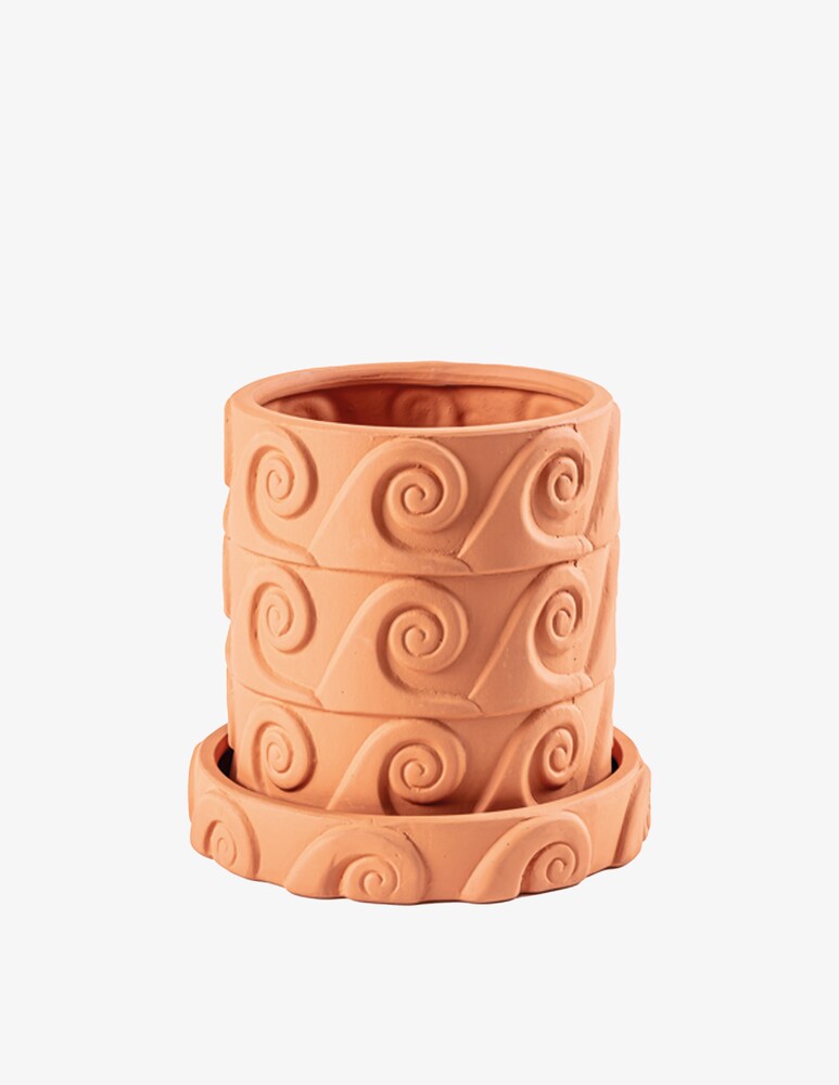 Seletti Magna Graecia Vaso E Sottovaso - "Onda"