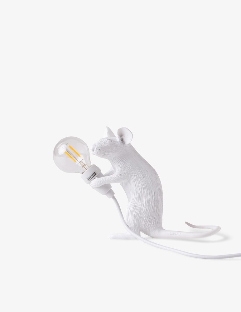 Seletti Mouse Lamp-Mac Lampada - bianco