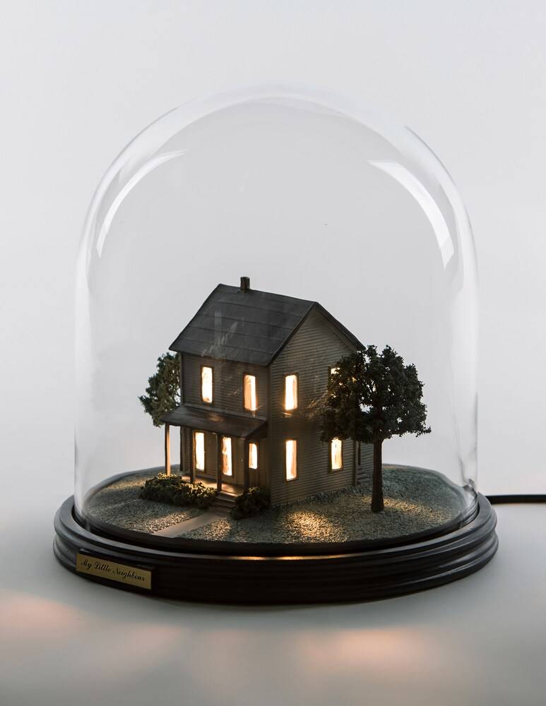 Seletti My Little Neighbour Resin Table Lampada Cm.25.5 H.26.8 - Multicolor
