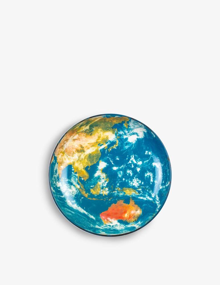Seletti Piatto "Cosmic Diner" Earth Asia - Multicolor