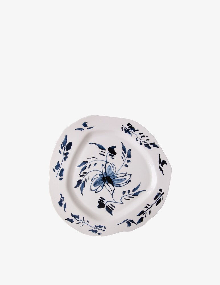 Seletti Piatto Piano "Diesel Living" English Delft - Multicolor
