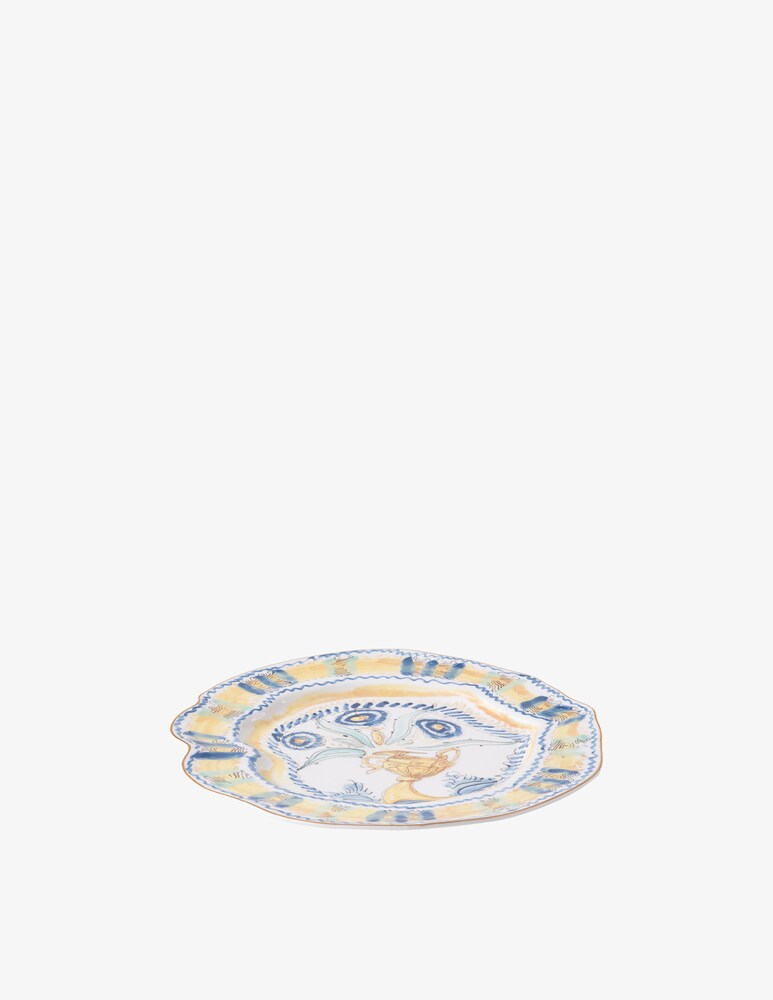 Seletti Piatto Piano "Diesl Living" Spanish Maiolica - Multicolor