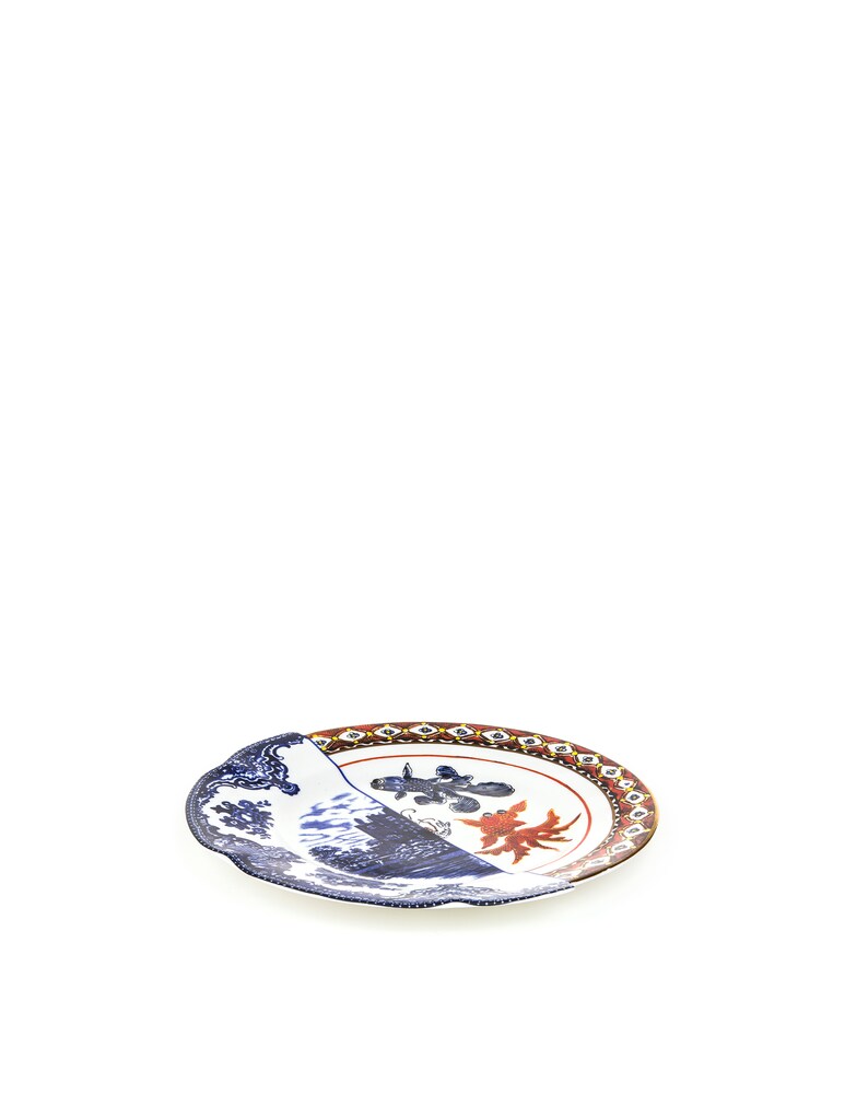 Seletti Piatto Piano In Porcellana "Hybrid-Isaura" - Multicolor