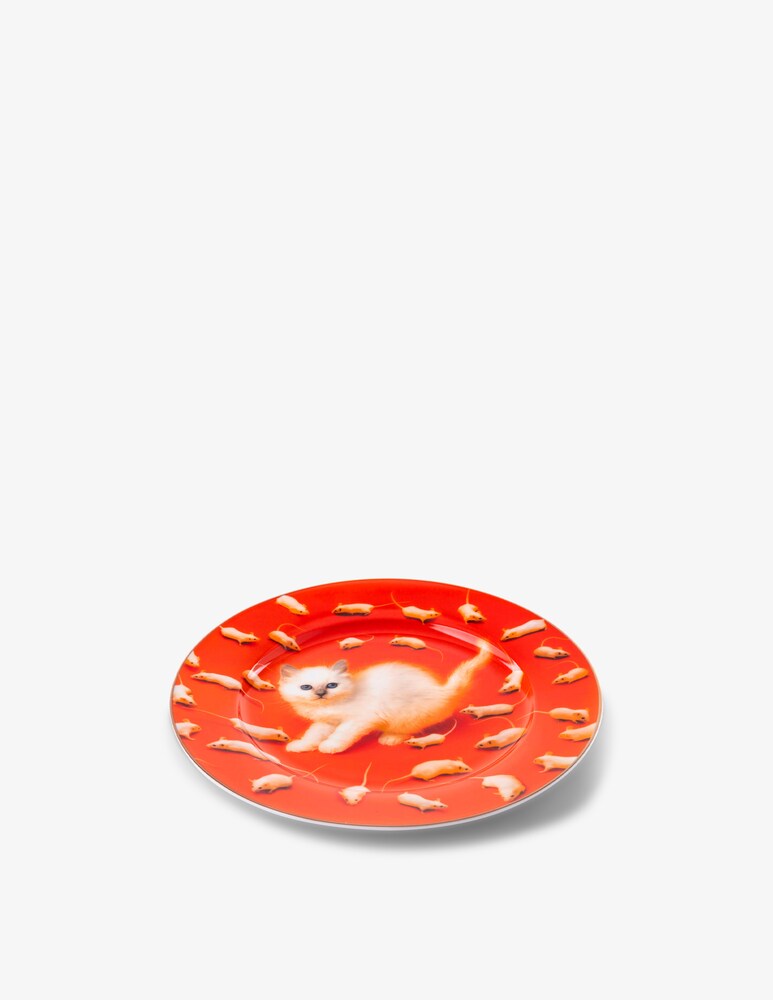 Seletti Piatto "Toiletpaper" Kitten - Arancione