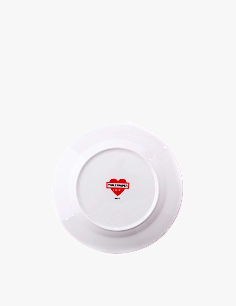 Seletti Piatto "Toiletpaper" Trumpets - Nero
