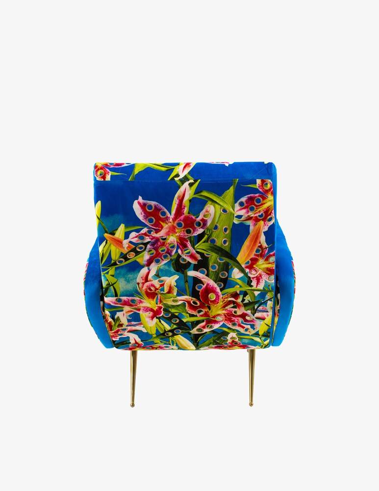 Seletti Poltrona "Toiletpaper" Flowers - Multicolor