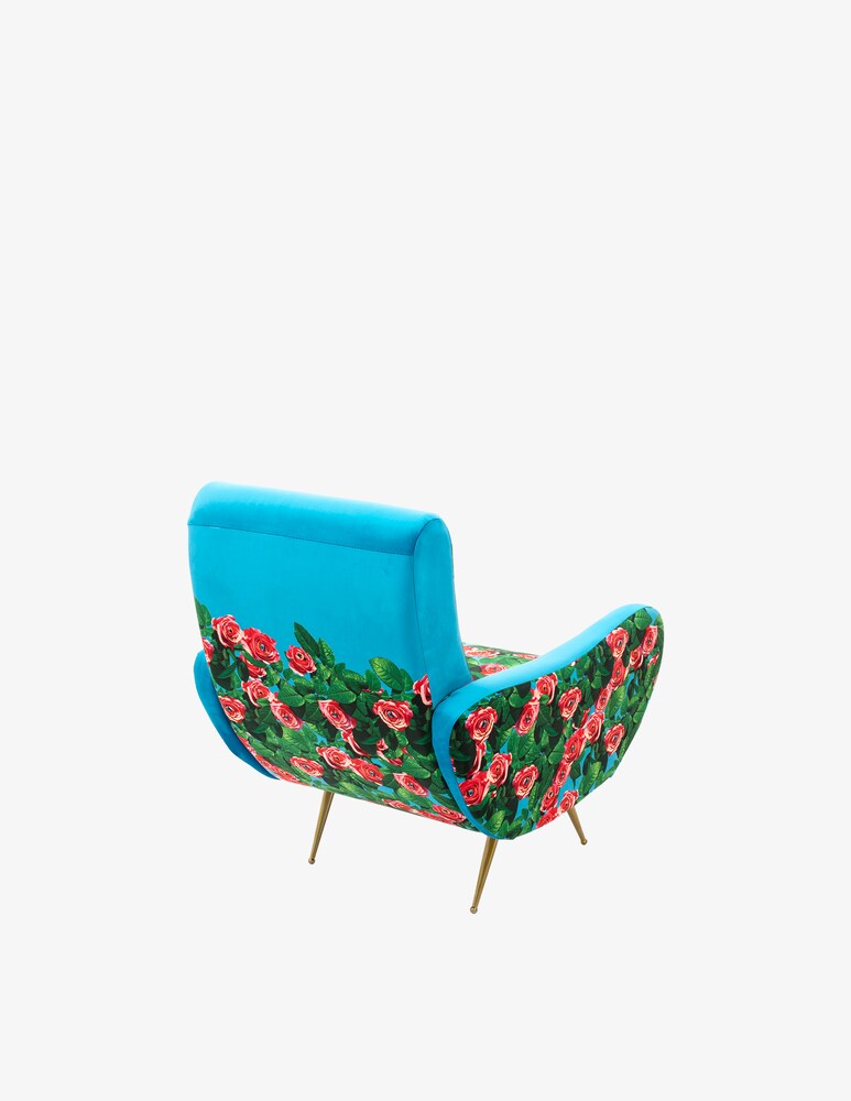 Seletti Poltrona "Toiletpaper" Roses - Multicolor