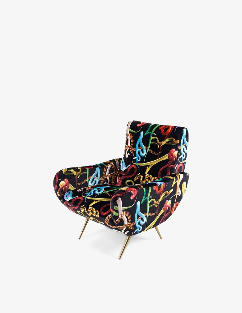 Seletti Poltrona "Toiletpaper" Snakes - Multicolor