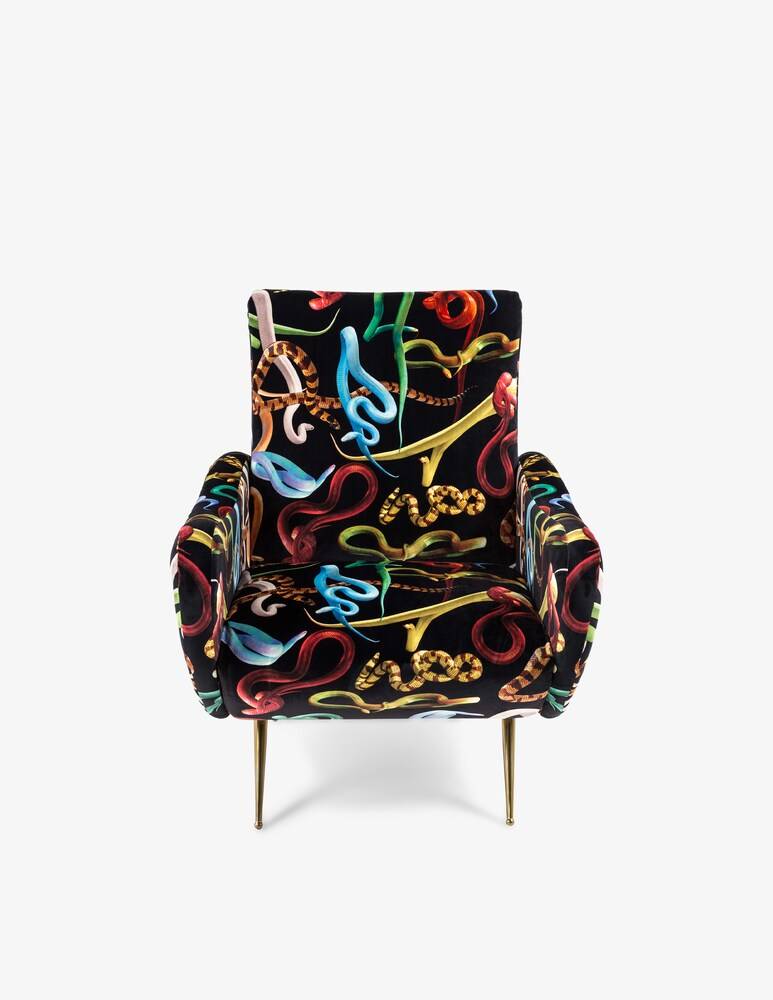 Seletti Poltrona "Toiletpaper" Snakes - Multicolor
