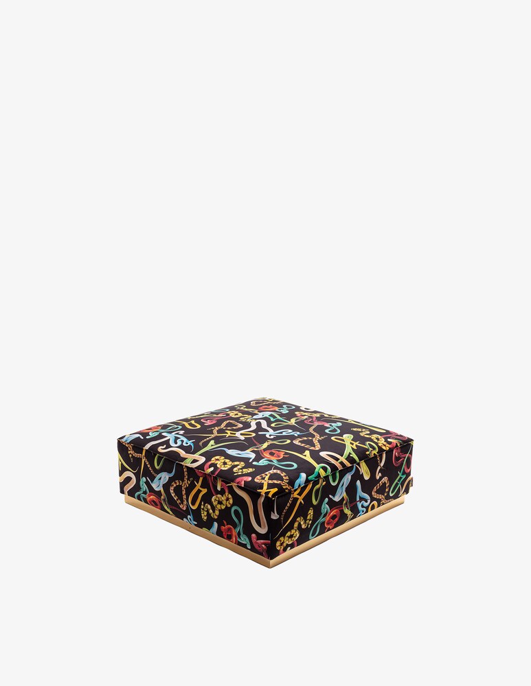 Seletti Pouf "Toiletpaper Home" Snakes - Multicolor