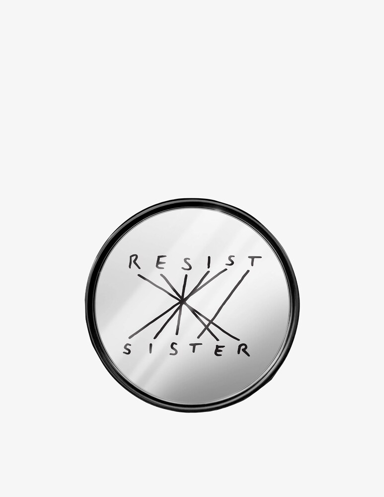Seletti Resist-Sister Specchio con cornice - Nero