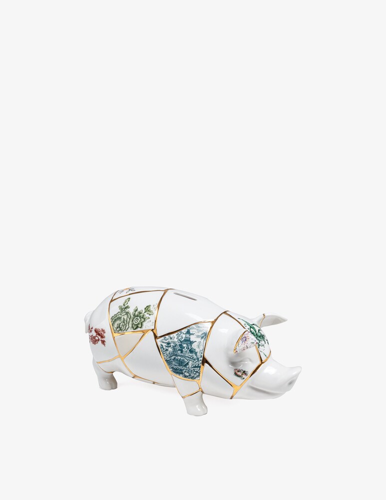 Seletti Salvadanaio "Kintsugi Piggy Bank"
