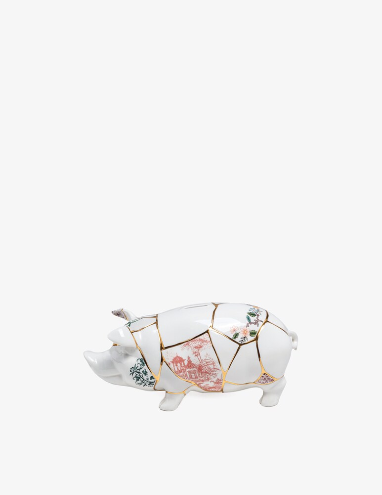 Seletti Salvadanaio "Kintsugi Piggy Bank"