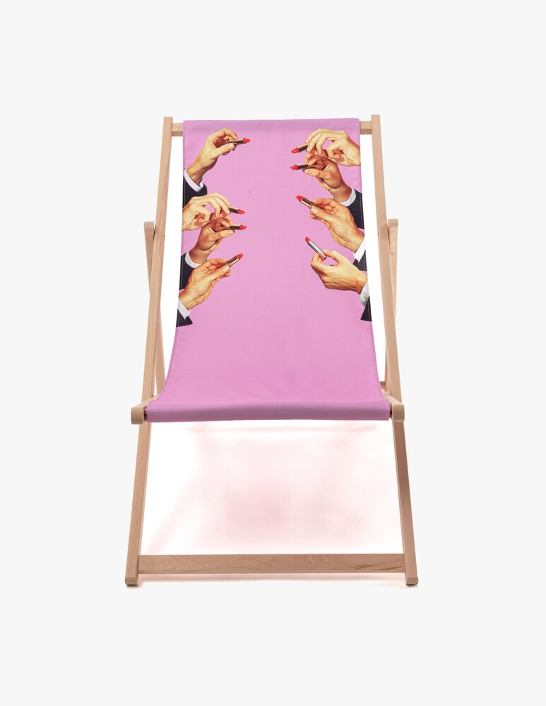 Seletti Sdraio Pieghevole "Toiletpaper" Lipsticks - Rosa