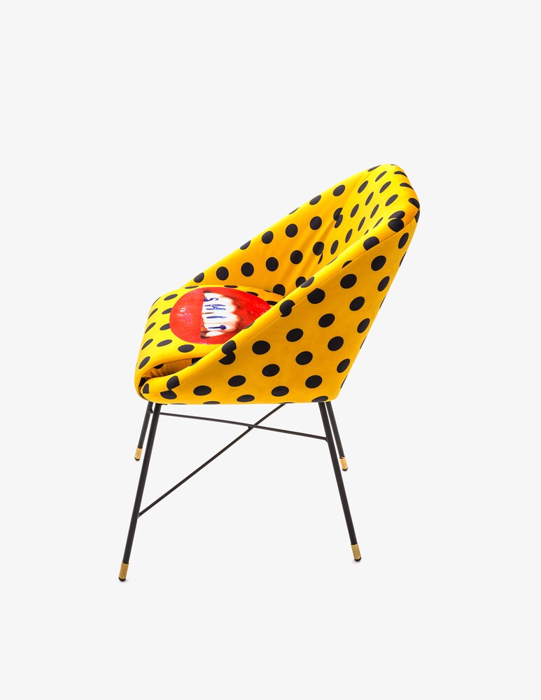 Seletti Sedia Imbottita "Toiletpaper" Shit - Multicolor