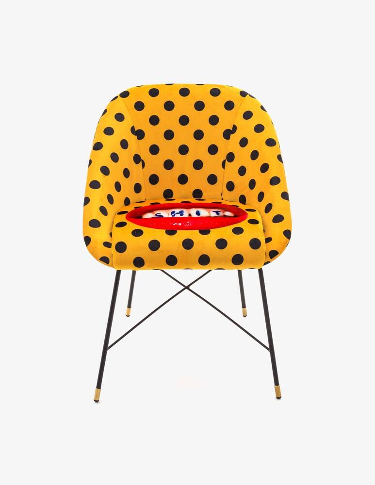 Seletti Sedia Imbottita "Toiletpaper" Shit - Multicolor