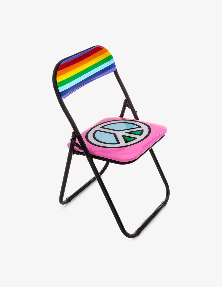 Seletti Sedia Metallo Pieghevole "Blow-Blow" - Multicolor