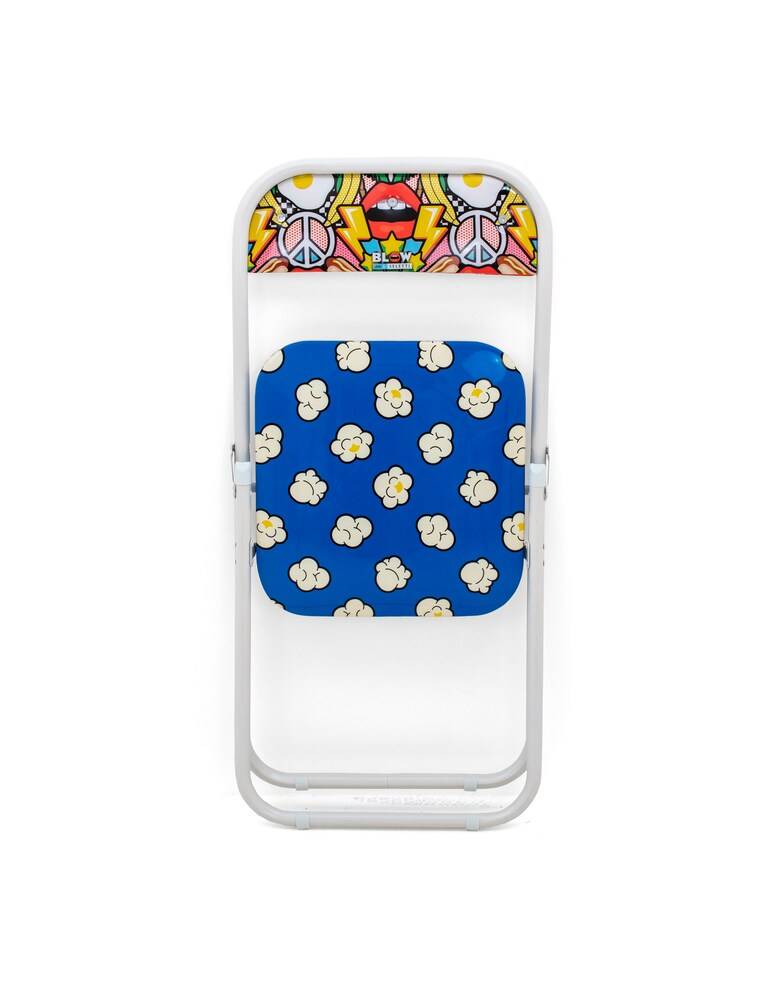 Seletti Sedia Metallo Pieghevole "Studio Job-Blow" Popcorn New - Multicolor