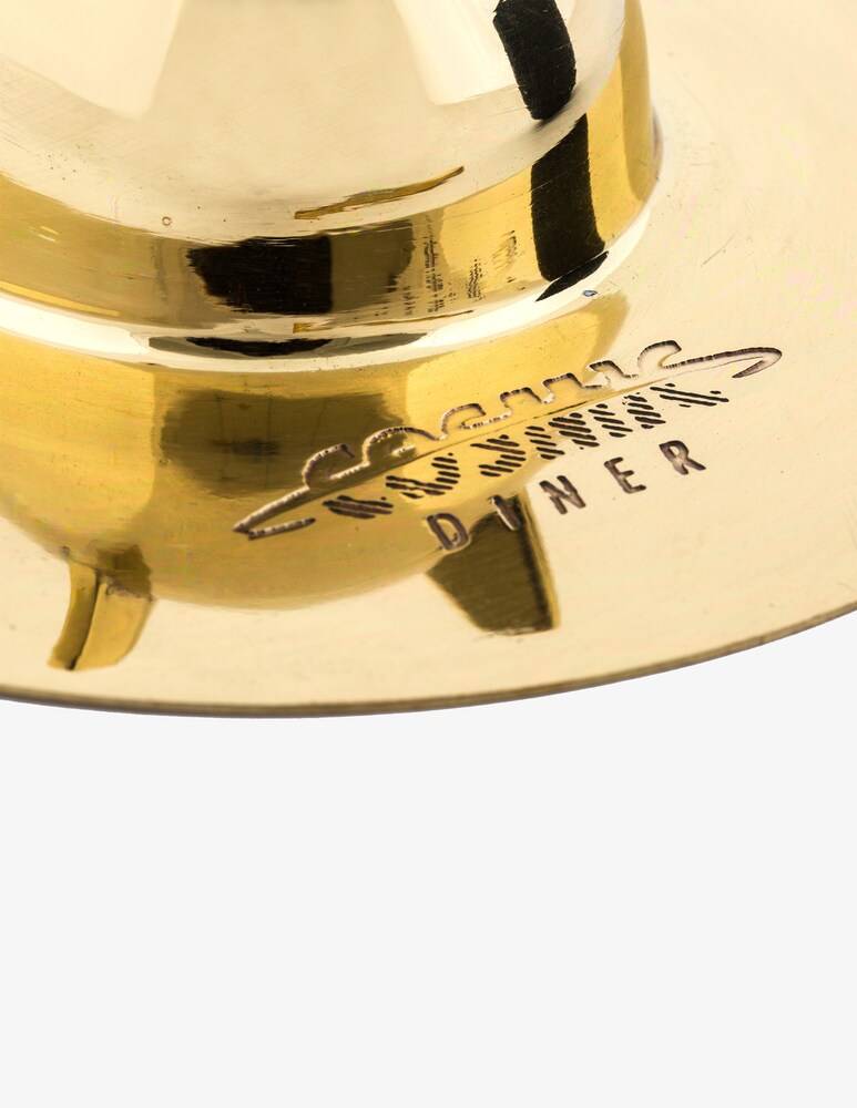 Seletti Set Caffé "Cosmic Diner-Lunar"Tazzina/Piattino/Paletta - Oro