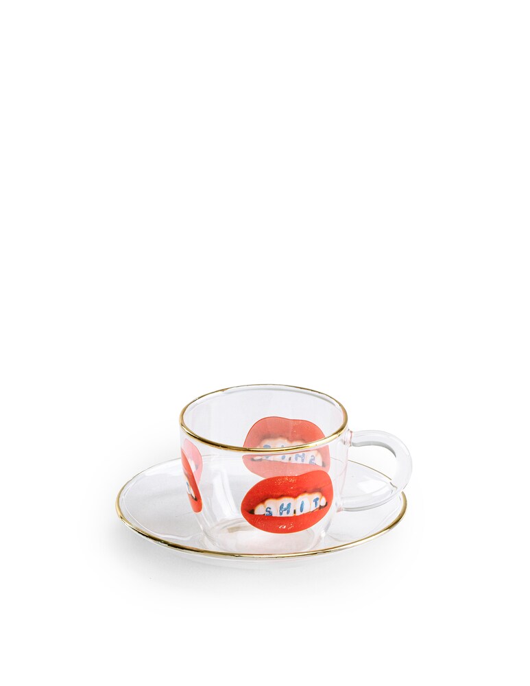 Seletti Set da caffè Toiletpaper - Shit