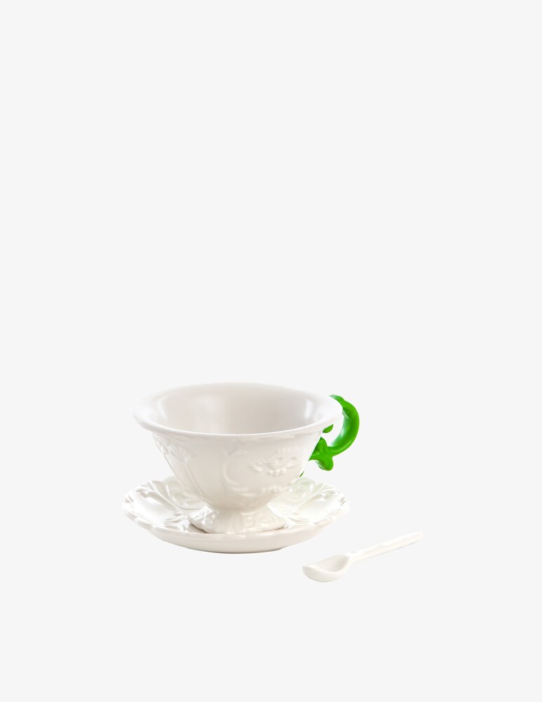 Seletti Set Da Te' "I-Wares" Manici Verde - Multicolor