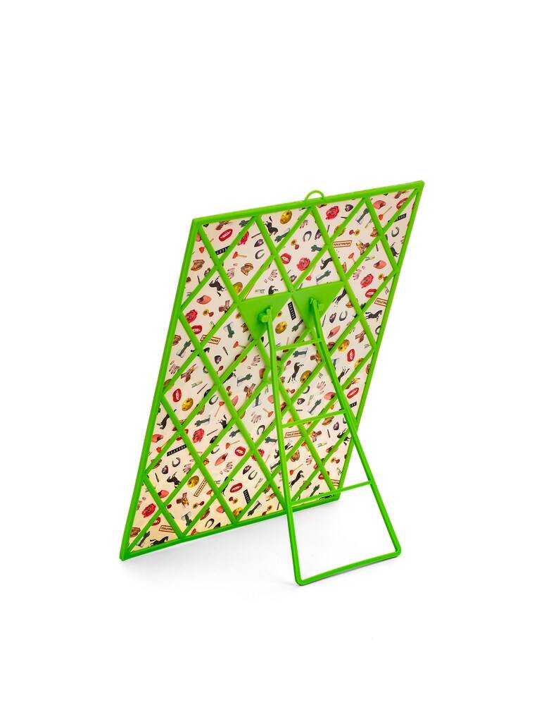 Seletti Specchio "Toiletpaper" Flower With Holes - Multicolor
