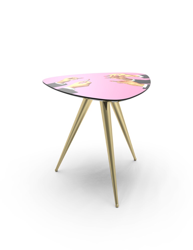 Seletti Tavolino "Toiletpaper" Lipsticks - Rosa