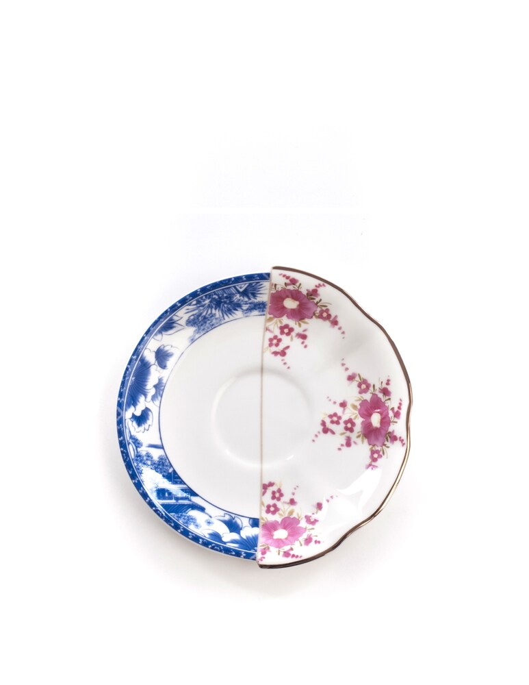 Seletti Tazza Da Tè Con Piattino In Porcellana "Hybrid-Zenobia" - Multicolor