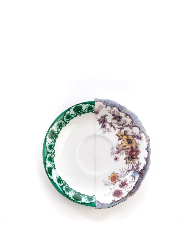 Seletti Tazza Da Tè Con Piattino In Porcellana "Hybrid-Isidora" - Multicolor