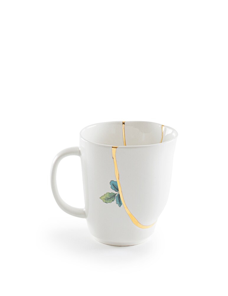Seletti Tazza Mug In Porcellana "Kintsugi-N'1" - Multicolor