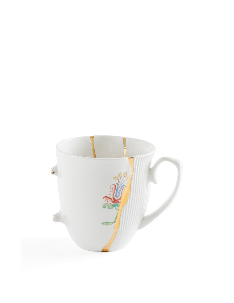 Seletti Tazza Mug In Porcellana "Kintsugi-N'2" - Multicolor