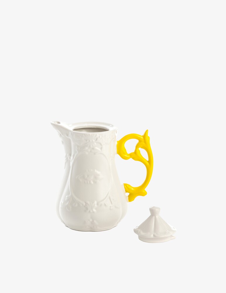 Seletti Teiera "I-Wares" Manico Giallo - Multicolor