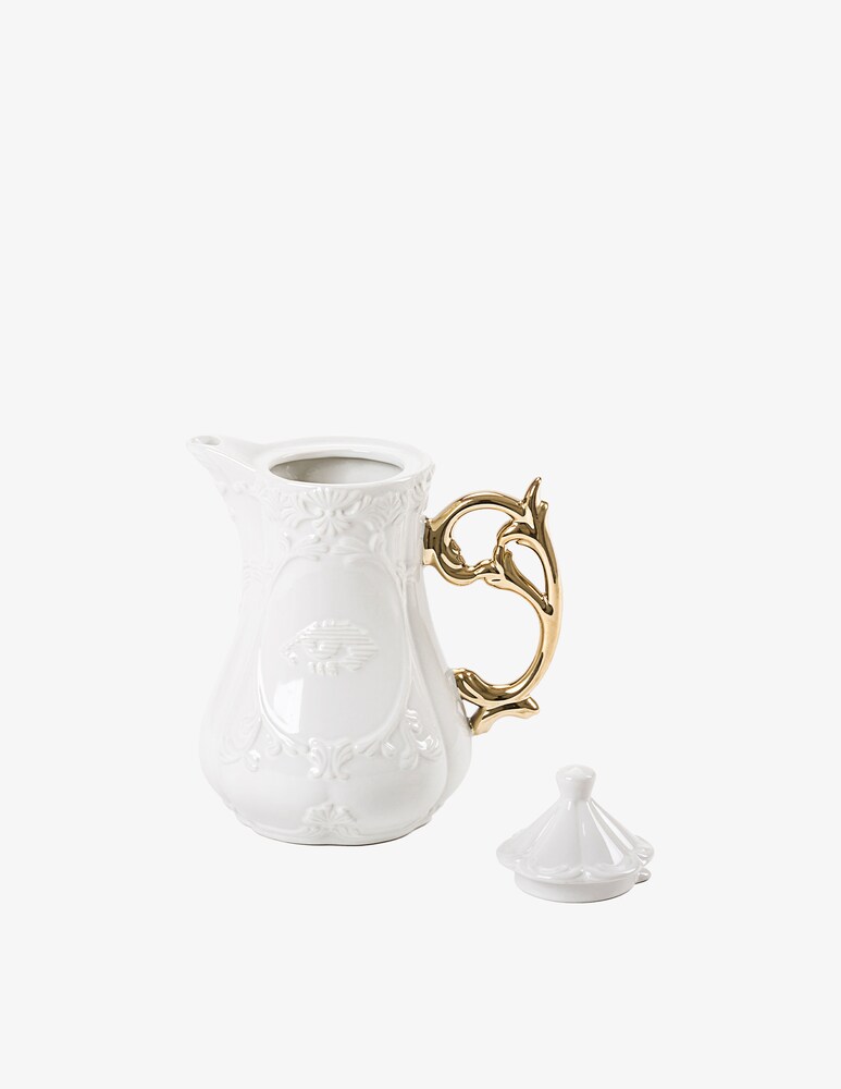 Seletti Teiera "I-Wares" Manico Oro - Multicolor