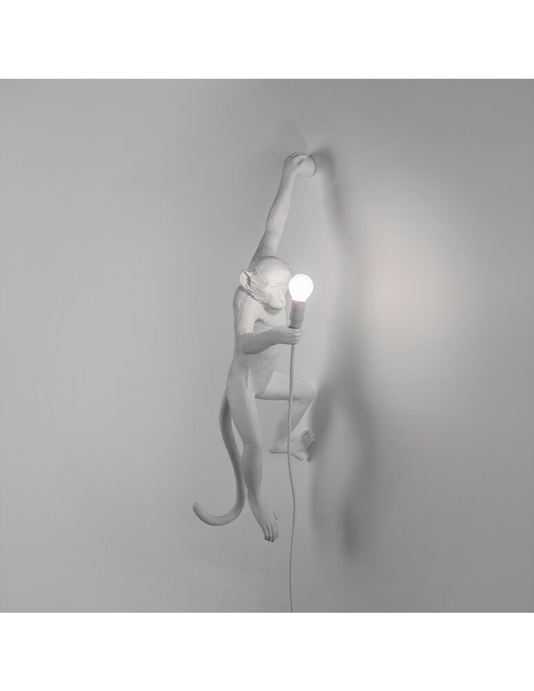 Seletti The Monkey Lamp Appendibile Sinistra - Bianco