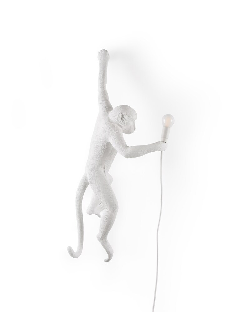 Seletti The Monkey Lamp Appendibile Sinistra - Bianco