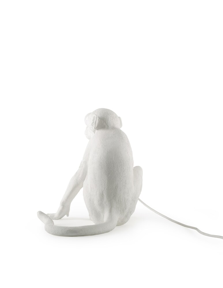 Seletti The Monkey Lamp Seduta - Bianco