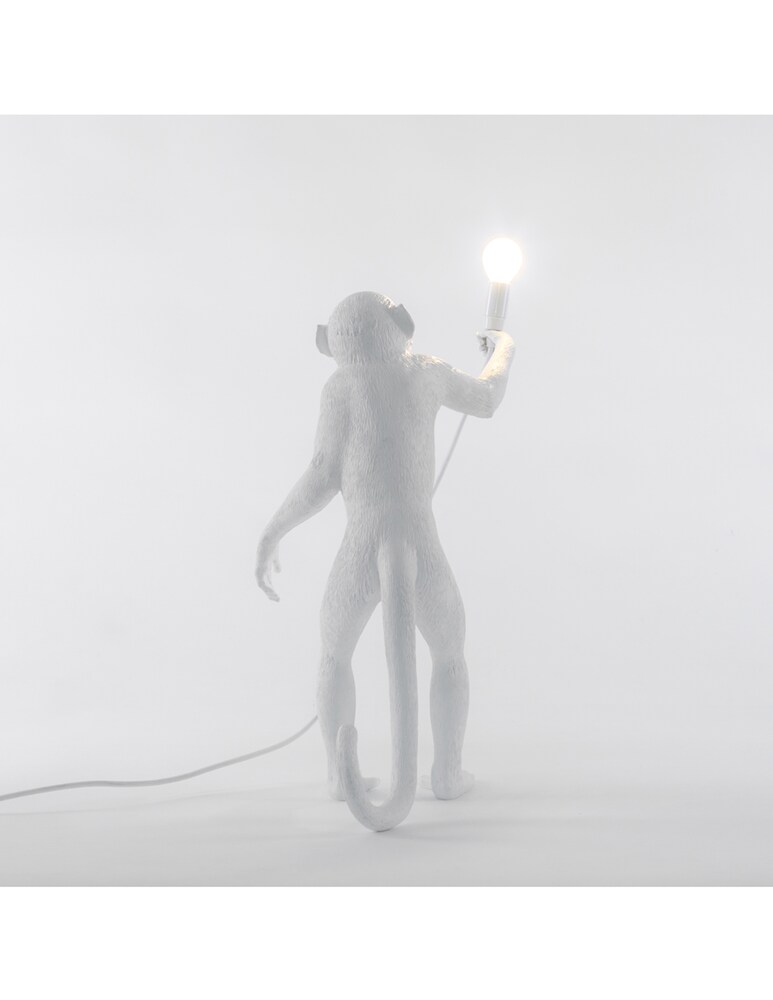 Seletti The Monkey Lamp Versione Da Appoggio - Bianco