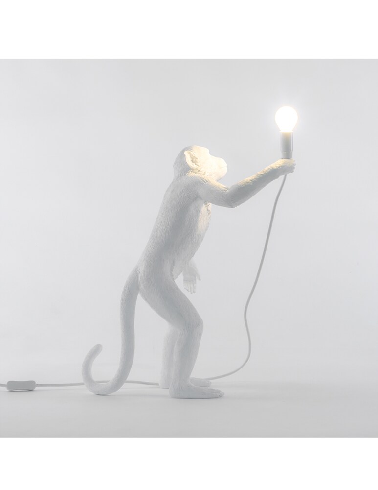 Seletti The Monkey Lamp Versione Da Appoggio - Bianco