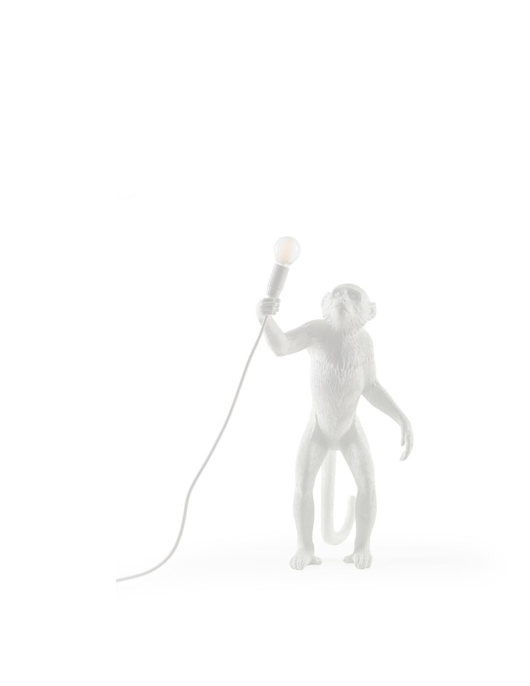 Seletti The Monkey Lamp versione da appoggio - bianco
