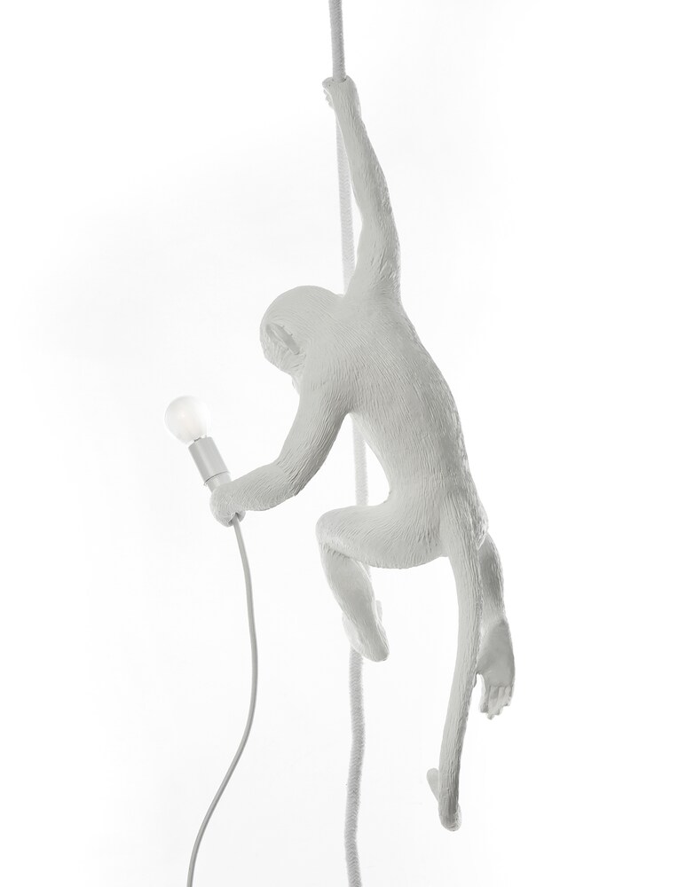Seletti The Monkey Lamp Versione Da Soffitto - Bianco