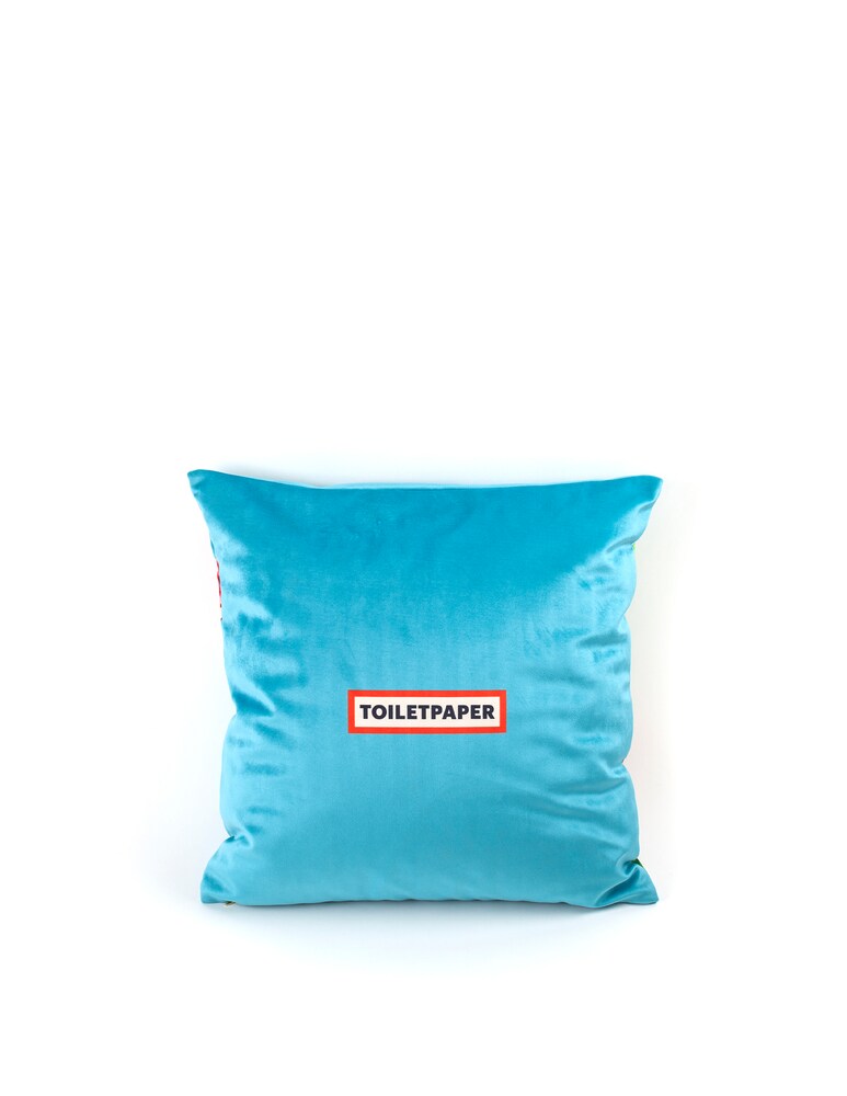 Seletti Toiletpaper Roses Cuscino - Multicolor
